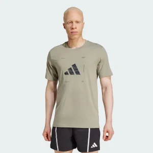 T-shirt grafica con logo mimetico Climacool Training